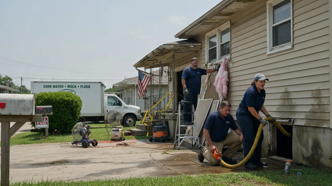 Water Damage Repair in Polkville, NC near me